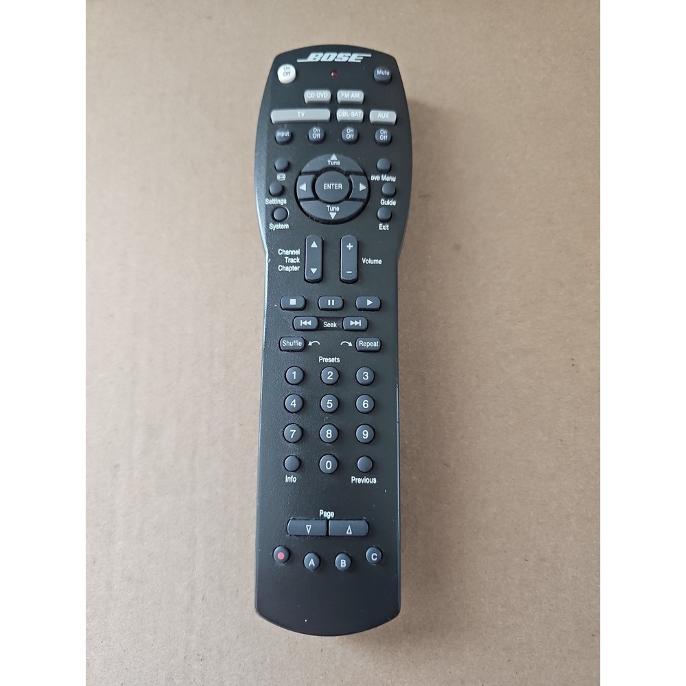 Genuine Bose OEM Remote Control for Bose 321 Series II, III and GS Series II, II